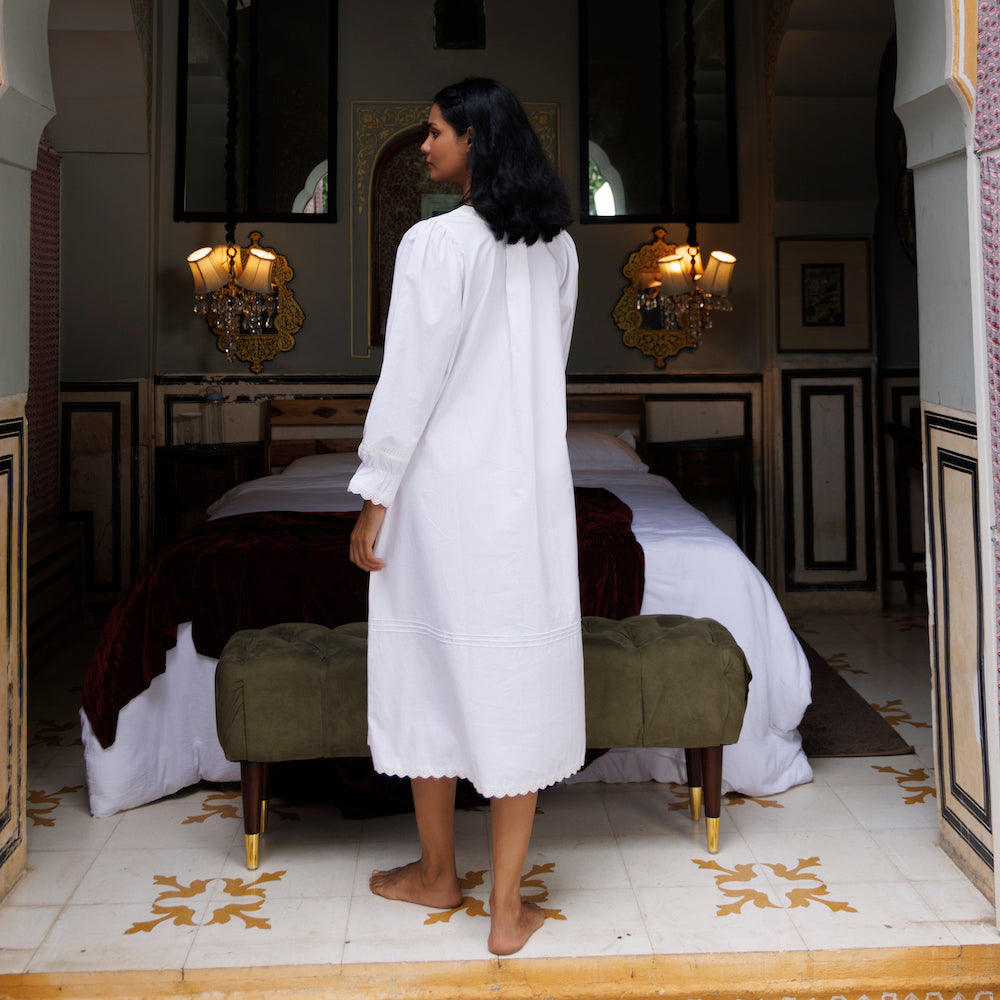 Camelia Organic Cotton Nightie - Gaudy & Prim