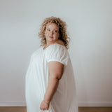 Forget Me Not Organic Cotton Nightie - Ivory