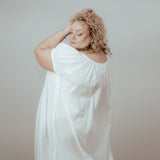 Forget Me Not Organic Cotton Nightie - Ivory