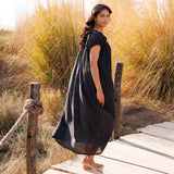 Forget Me Not Organic Cotton Nightie Ebony
