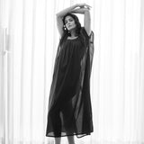 Forget Me Not Organic Cotton Nightie Ebony