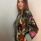 Suzani Velvet Jacket Short - (Style 11)