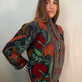 Suzani Velvet Jacket Short - (Style 11)