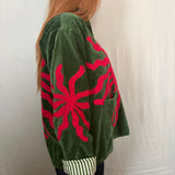 Suzani Velvet Jacket Short - Sun