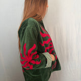 Suzani Velvet Jacket Short - Sun