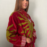 Suzani Velvet Jacket Short - Sun