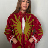 Suzani Velvet Jacket Short - Sun