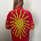 Suzani Velvet Jacket Short - Sun