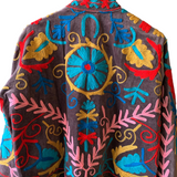 Suzani Velvet Jacket Short - Daisy