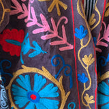 Suzani Velvet Jacket Short - Daisy