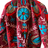 Suzani Velvet Jacket Short - Daisy