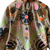 Suzani Velvet Jacket Short - Daisy