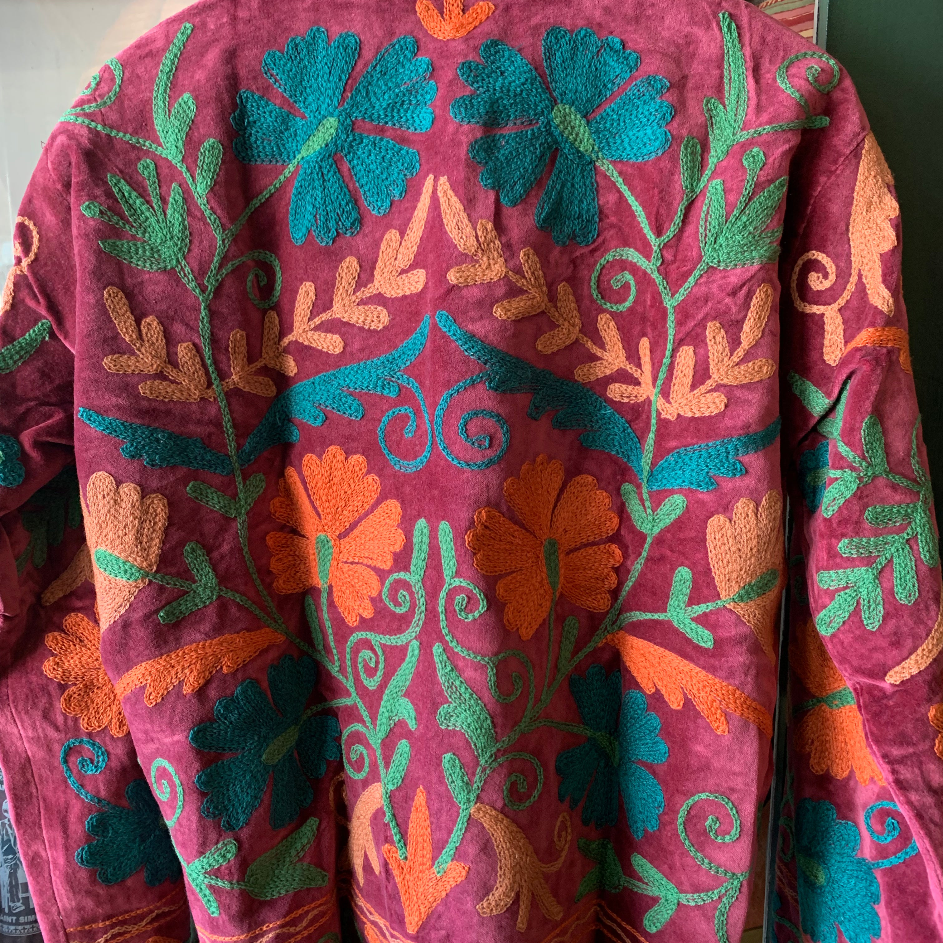Suzani Velvet Jacket Short - (Style 11)