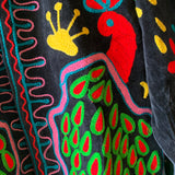 Suzani Velvet Jacket Short - Peacock