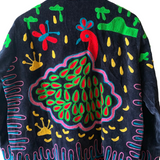 Suzani Velvet Jacket Short - Peacock