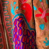 Suzani Velvet Jacket Short - Peacock