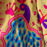 Suzani Velvet Jacket Short - Peacock