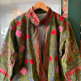 Suzani Velvet Jacket Short - Ric Rac