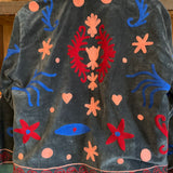 Suzani Velvet Jacket Short - Filigree