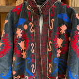 Suzani Velvet Jacket Short - Filigree