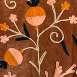 Suzani Velvet Jacket Short - Poppy