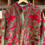 Suzani Velvet Jacket Short - Ravens