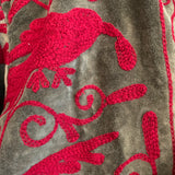 Suzani Velvet Jacket Short - Ravens
