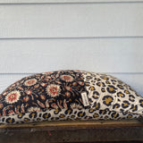 Patchwork Pillowcase - Leopard Print & Flowers
