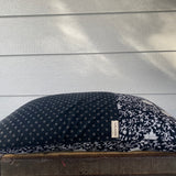 Patchwork Pillowcase - Black & Grey Spots