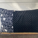 Patchwork Pillowcase - Black & Grey Spots
