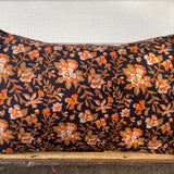Patchwork Pillowcase - Burnt orange & Black
