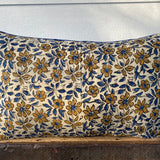Patchwork Pillowcase - Blue & White Flowers