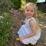 Marigold Embroidered Organic Cotton Nightie Children