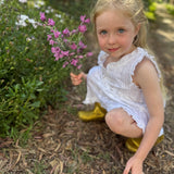 Marigold Embroidered Organic Cotton Nightie Children