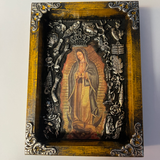 Virgin Nicho Wall Hanging Yellow