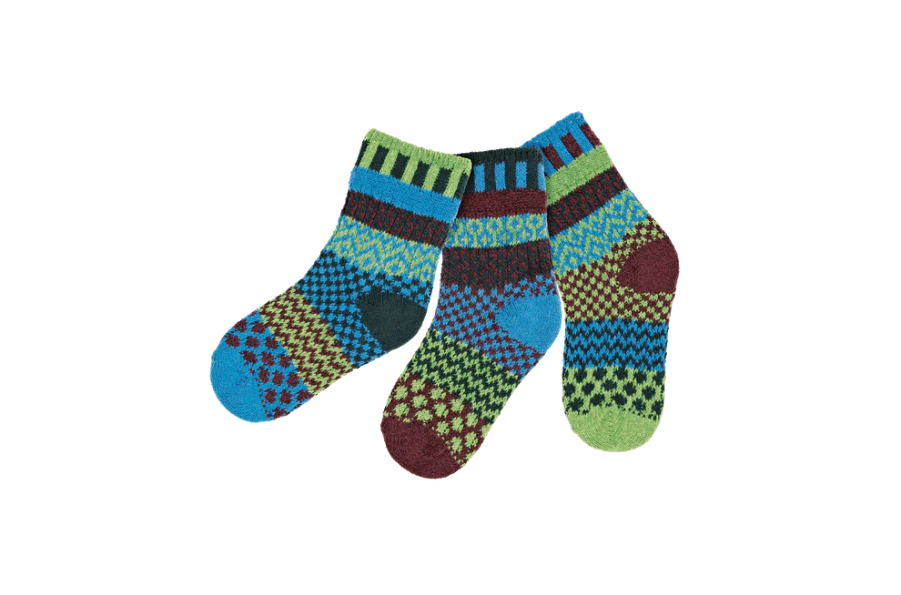 Solmate June Bug Childrens Socks - Gaudy & Prim