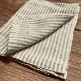 Basics Linen Napkin Desert Sage Striped - Set of 2