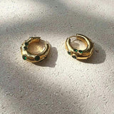 Oren Earrings - Emerald