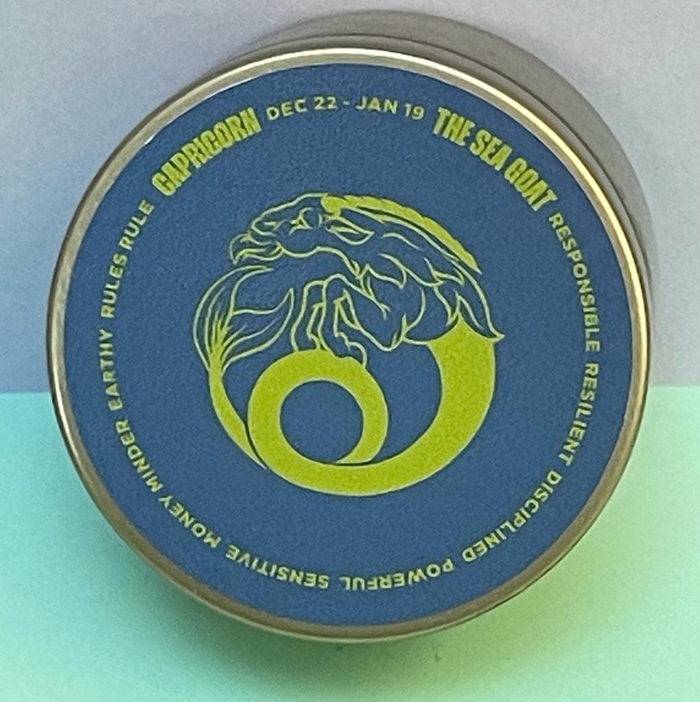 Zodiac Candle Tinny - Capricorn - Gaudy & Prim