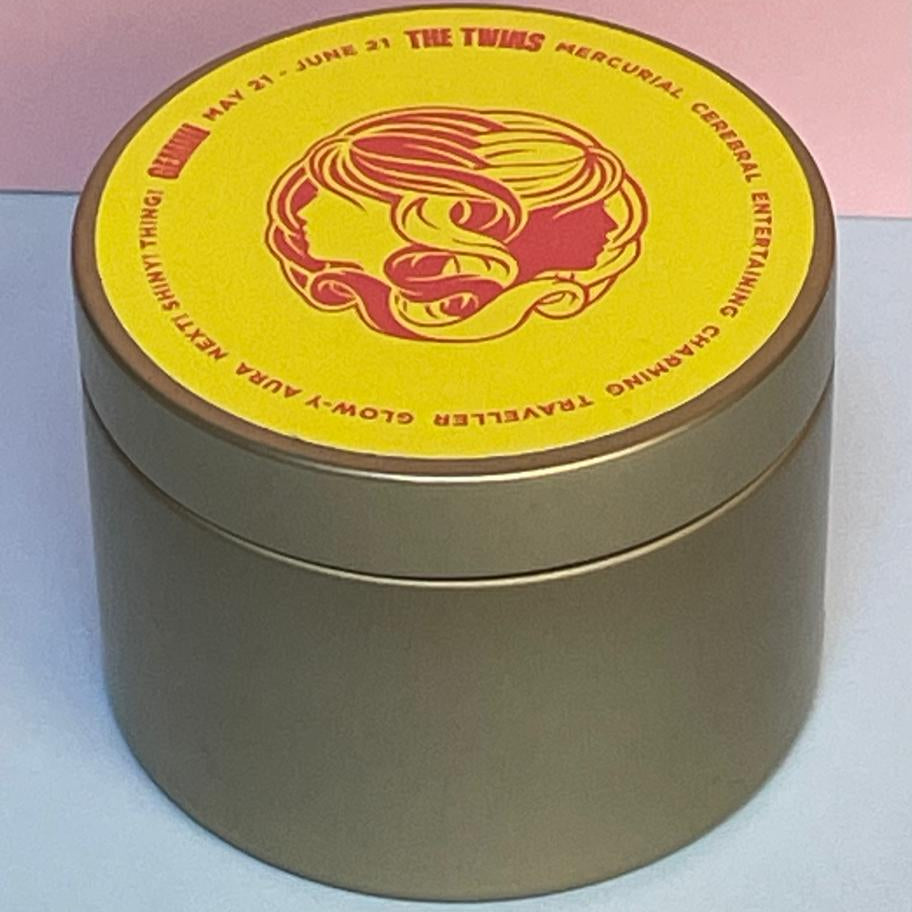 Zodiac Candle Tinny - Gemini - Gaudy & Prim