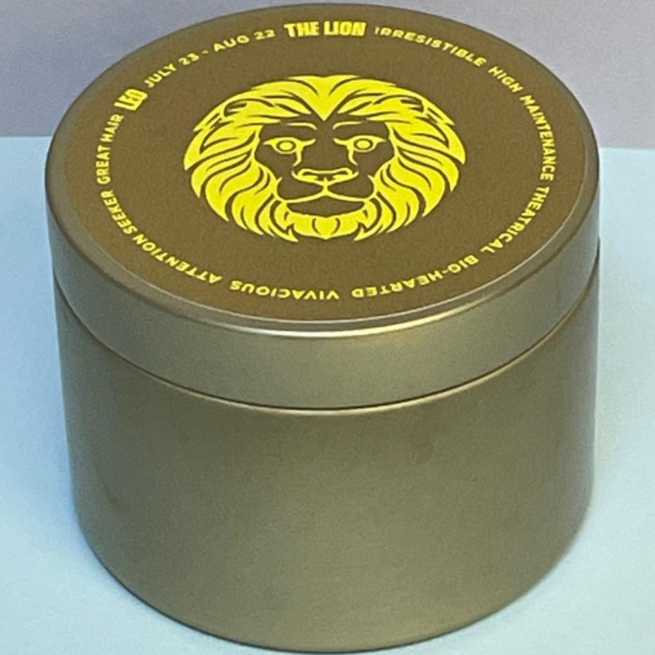 Zodiac Candle Tinny - Leo - Gaudy & Prim