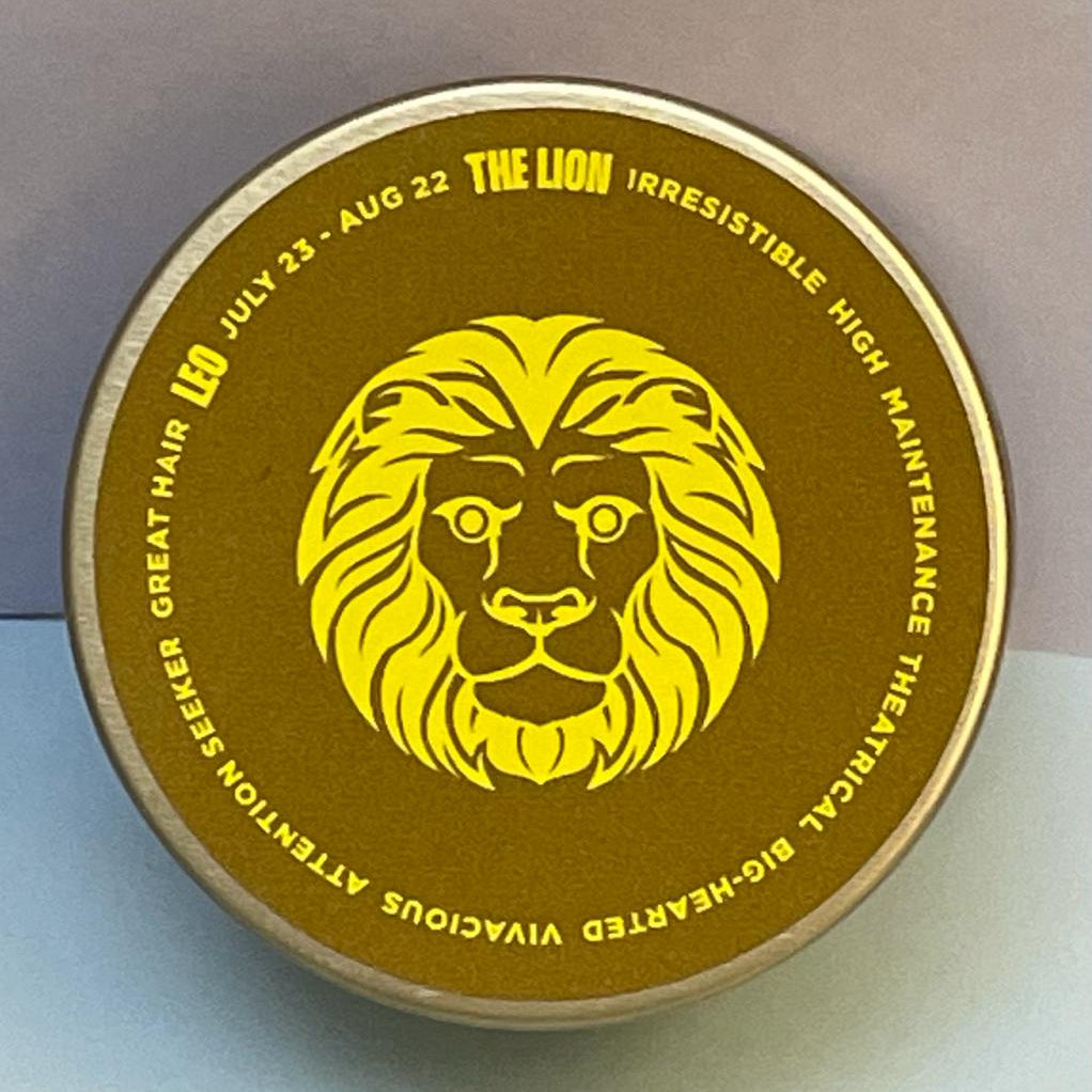 Zodiac Candle Tinny - Leo - Gaudy & Prim