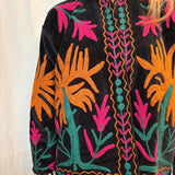 Suzani Velvet Jacket Short - (Style 9)