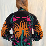 Suzani Velvet Jacket Short - (Style 9)