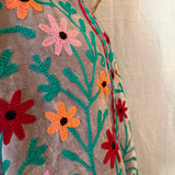 Suzani Velvet Jacket Short - Flowers