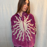 Suzani Velvet Jacket Short - Sun