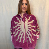 Suzani Velvet Jacket Short - Sun
