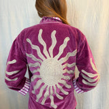 Suzani Velvet Jacket Short - Sun