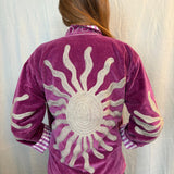 Suzani Velvet Jacket Short - Sun