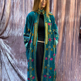 Suzani Velvet Jacket Long - Diamond (Style 1 )